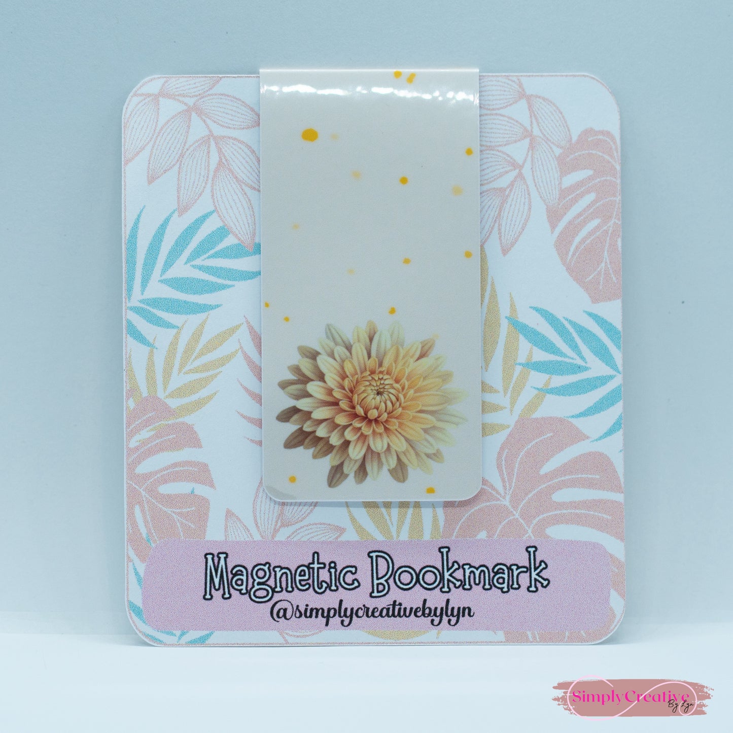 Chrysanthemum magnetic bookmark