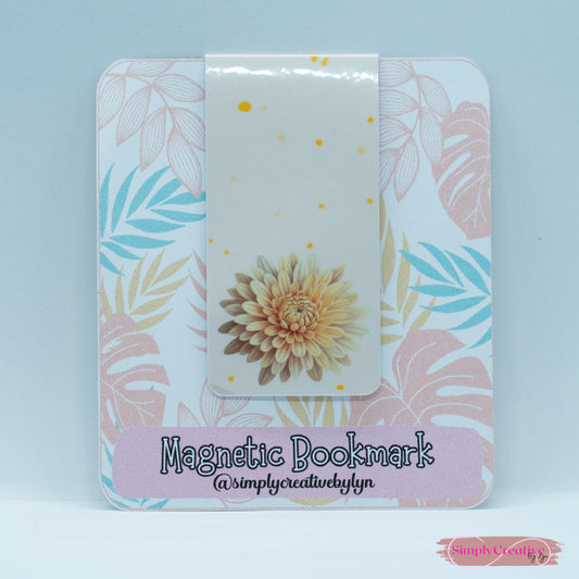 Chrysanthemum magnetic bookmark