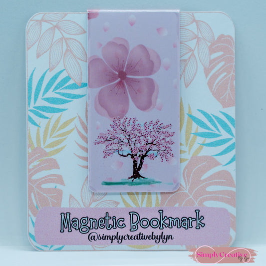 Cherry Blossom magnetic bookmark