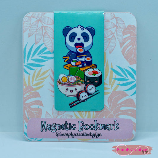 Panda Soup magnetic bookmark